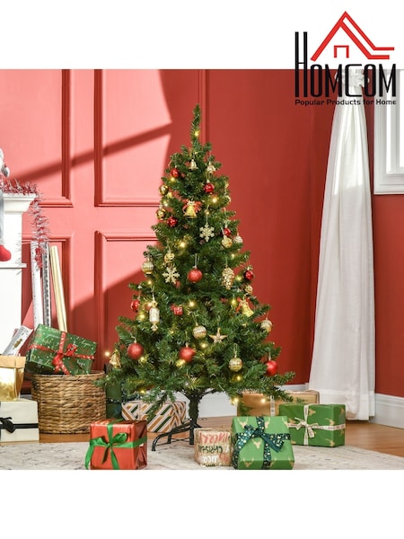 Homcom Green 4FT Prelit Artificial Christmas Tree with Lights (AM0460) | £65