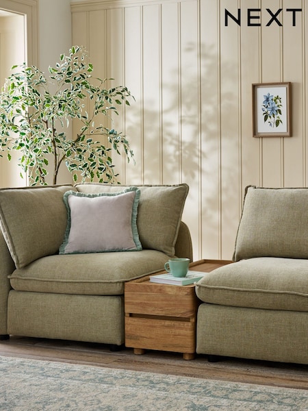 Mango Wood Effect Alba Crosby Modular Side Table (AM0737) | £199