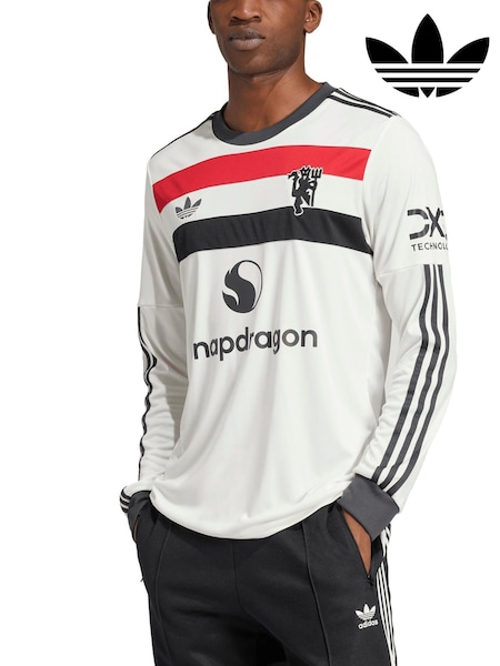 adidas White Manchester United Third Shirt 2024-25 (AM0810) | £85