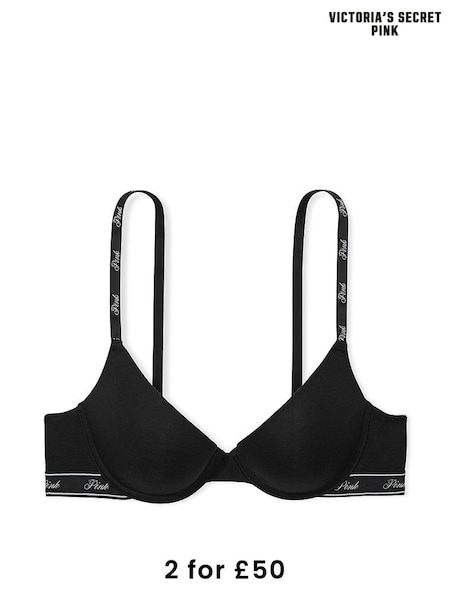 Victoria's Secret PINK Black Push Up Push Up Bra (AM0880) | £29