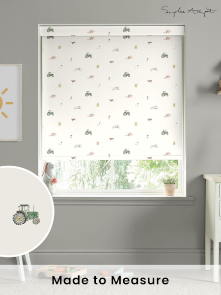 Sophie Allport Natural On the Farm Made to Measure Roller Blind (AM1196) | £58