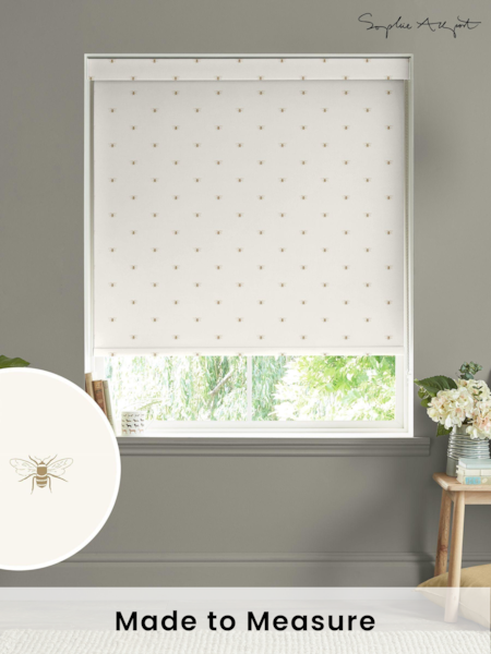 Sophie Allport Cream Bees Silhouette Made to Measure Roller Blind (AM1208) | £58