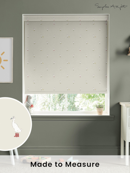Sophie Allport Natural Running Ducks Made to Measure Roller Blind (AM1218) | £58