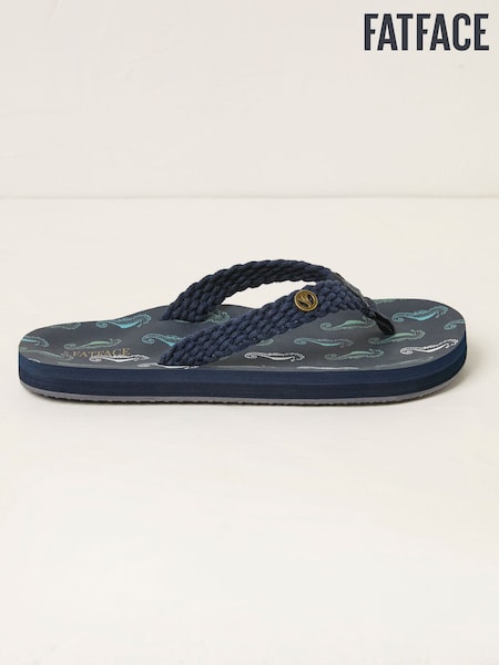 Navy Bay Flip Flops (AM1871) | £18