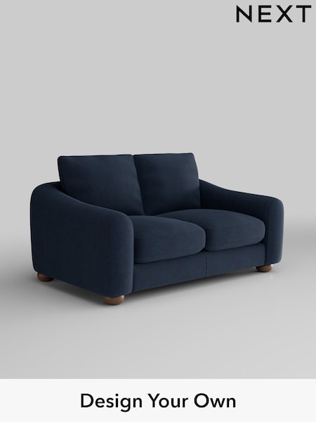 Fine Chenille Easy Clean/Dark Navy Blue Arches (AM2011) | £1,125