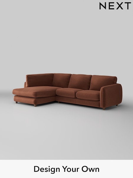 Plush Chenille/Dark Rust Brown Aiden (AM2036) | £1,825