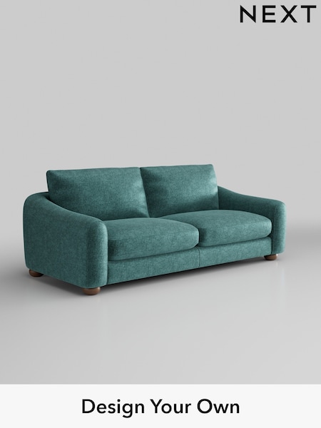 Plush Chenille/Dark Teal Green Arches (AM2038) | £1,325