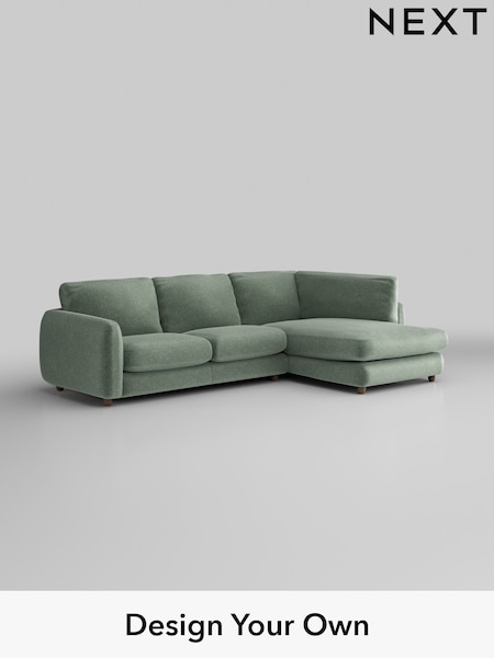 Plush Chenille/Mid Slate Teal Green Aiden (AM2049) | £1,825