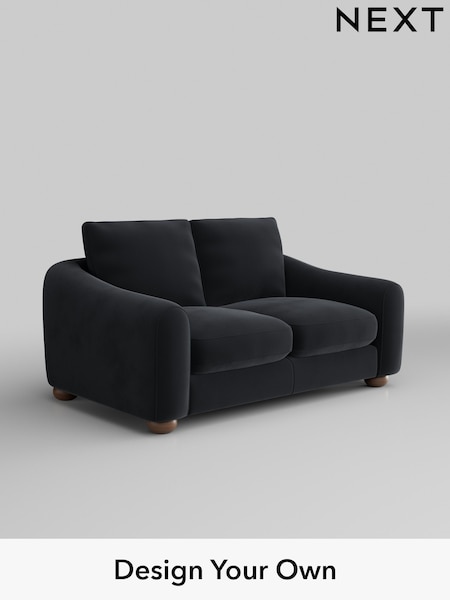 Plush Velvet Easy Clean/Charcoal Grey Arches (AM2055) | £1,125