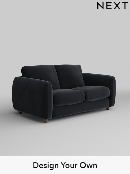 Plush Velvet Easy Clean/Charcoal Grey Aiden (AM2059) | £1,125
