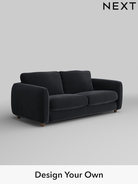 Plush Velvet Easy Clean/Charcoal Grey Aiden (AM2059) | £1,225