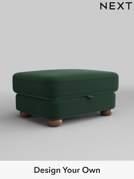 Plush Velvet Easy Clean/Bottle Green Arches (AM2063) | £499