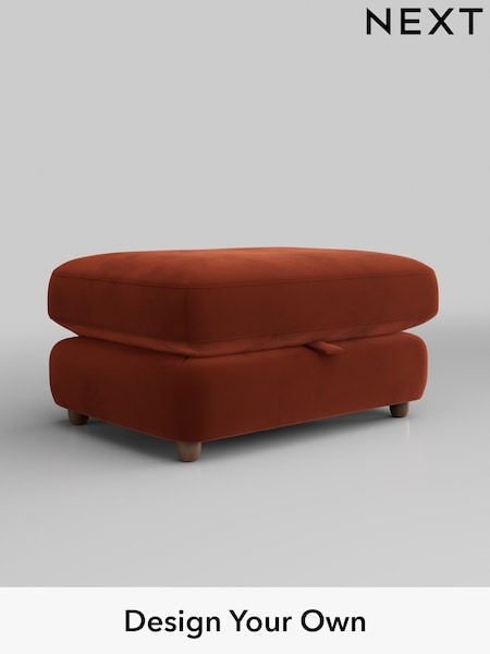 Plush Velvet Easy Clean/Ginger Orange Aiden (AM2065) | £499