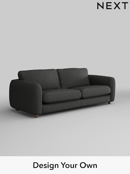 Tweedy Blend Easy Clean/Charcoal Grey Aiden (AM2081) | £1,225