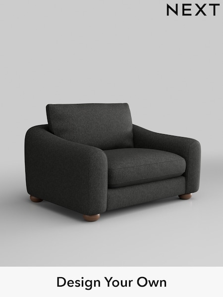 Tweedy Blend Easy Clean/Charcoal Grey Arches (AM2083) | £825