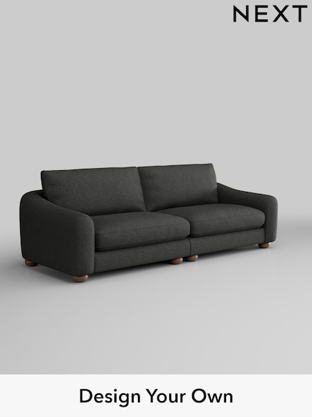 Tweedy Blend Easy Clean/Charcoal Grey Arches (AM2083) | £1,325