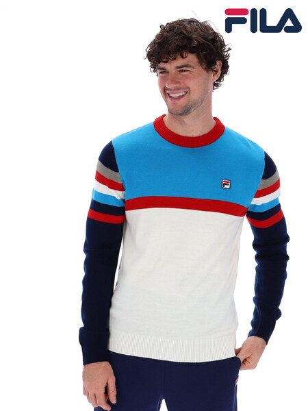 Fila Cream Lorenzo Knitted Crew Jumpers (AM2085) | £65