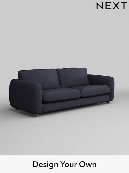 Tweedy Blend Easy Clean/Dark Slate Blue Aiden (AM2118) | £1,225