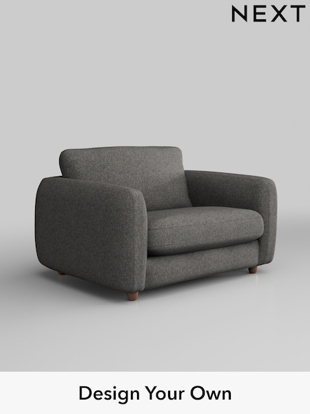 Tweedy Blend Easy Clean/Dark Grey Aiden (AM2130) | £825
