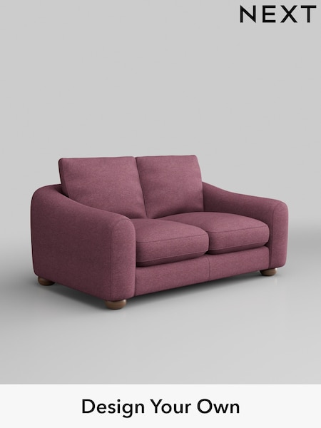 Tweedy Blend Easy Clean/Mid Mulberry Purple Arches (AM2132) | £1,025