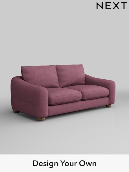 Tweedy Blend Easy Clean/Mid Mulberry Purple Arches (AM2132) | £1,125