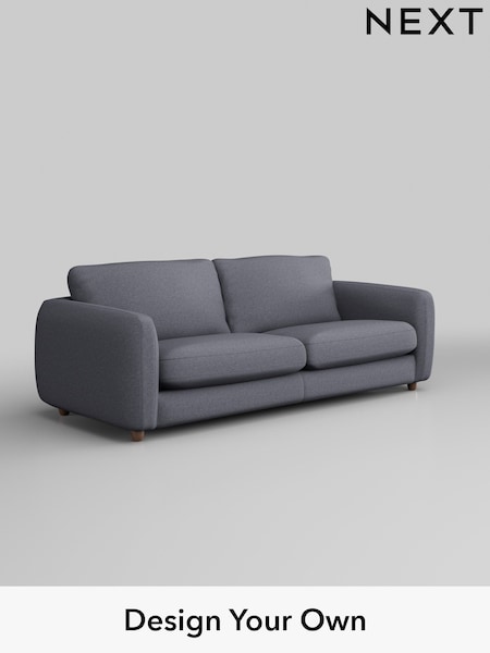 Tweedy Blend Easy Clean/Mid Slate Blue Aiden (AM2141) | £1,225