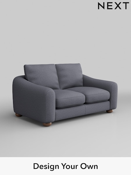 Tweedy Blend Easy Clean/Mid Slate Blue Arches (AM2142) | £1,025