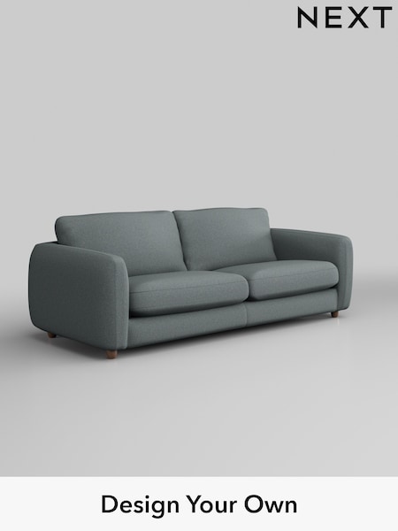 Tweedy Blend Easy Clean/Mid Slate Teal Green Aiden (AM2143) | £1,225