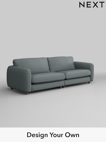 Tweedy Blend Easy Clean/Mid Slate Teal Green Aiden (AM2143) | £1,325