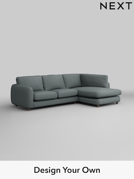 Tweedy Blend Easy Clean/Mid Slate Teal Green Aiden (AM2143) | £1,725