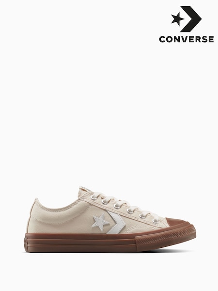 Converse Brown Youth Star Player 76 Gum Sole Trainers (AM2273) | £50