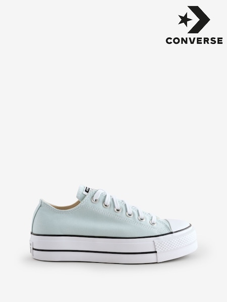 Converse Blue Platform Lift Chuck Ox Trainers (AM2287) | £75