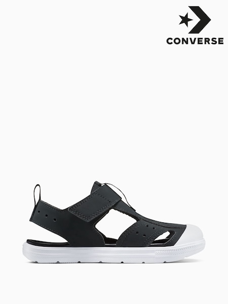 Converse Black Junior Chuck Taylor AeroLite Sandals (AM2305) | £32