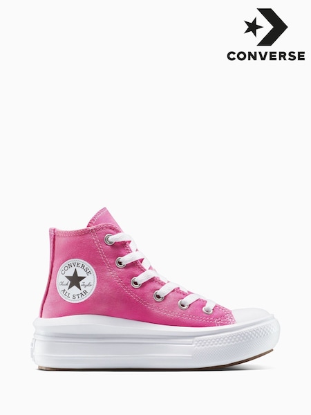 Converse Pink Junior Chuck Taylor Tie Dye Move Trainers (AM2320) | £55