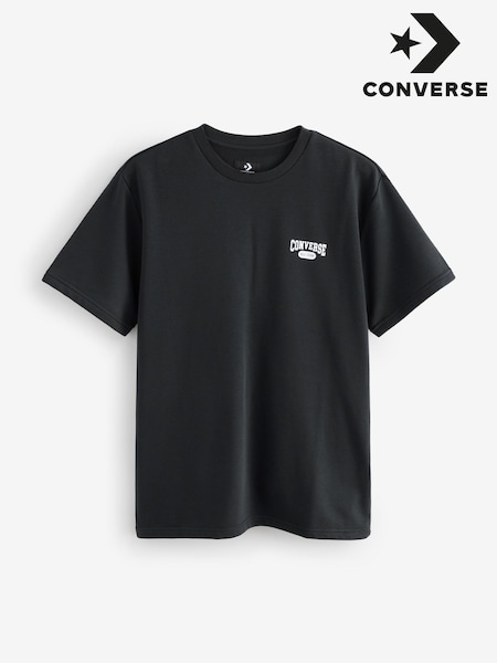 Converse Black Retro All Star Back Graphic T-Shirt (AM2324) | £30