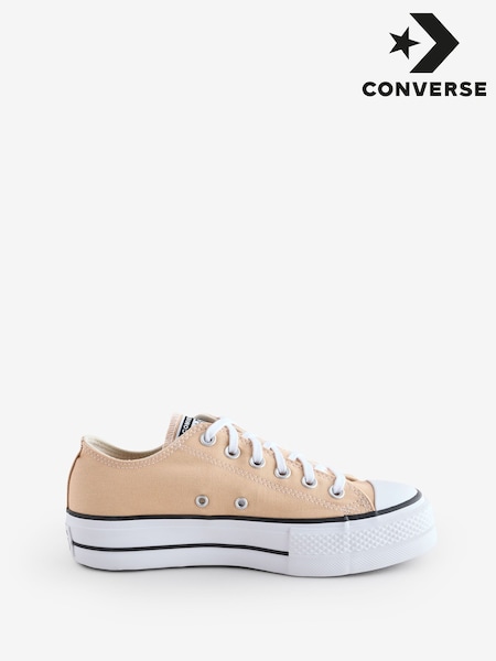 Converse Brown Platform Lift Chuck Ox Trainers (AM2325) | £75