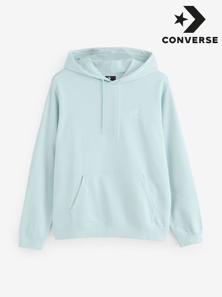 Converse Blue Embroidered Star Chevron Pullover Hoodie (AM2349) | £45