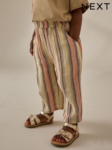 Stripe Pull On Trousers (3mths-7yrs) (AM2405) | £12 - £14