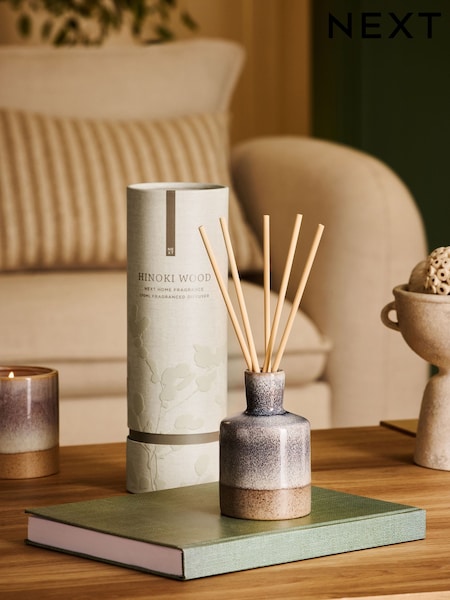 Teal Blue Country Luxe Hinoki Wood 170ml Diffuser (AM2854) | £24