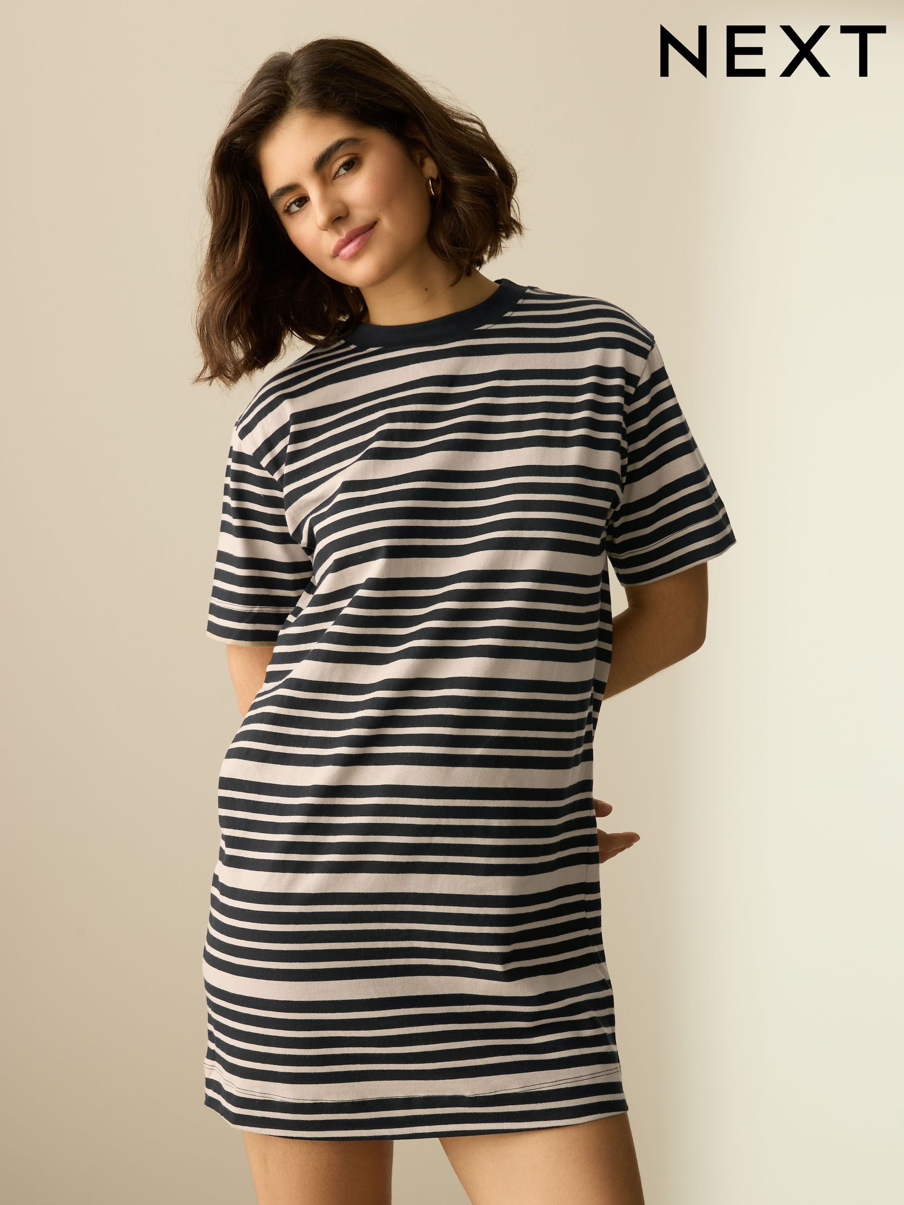 大人気新作 Women's Buy 10 Online Dresses Stripe Curve Shift Mini 16 スーツ・フォーマル・ドレス
