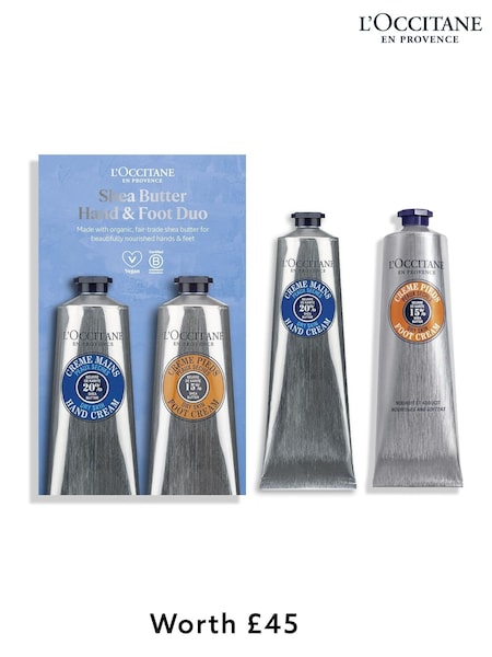 L'Occitane Blue Shea Butter Hand and Foot Duo (Worth £45) (AM3088) | £40