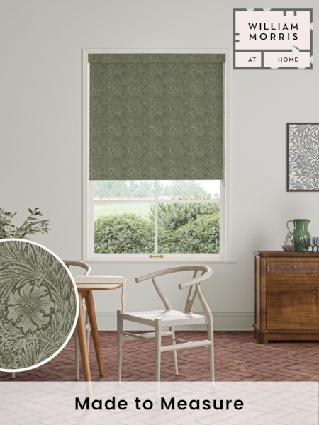 William Morris At Home Sage Green Marigold Made to Measure Roller Blind (AM3115) | £61