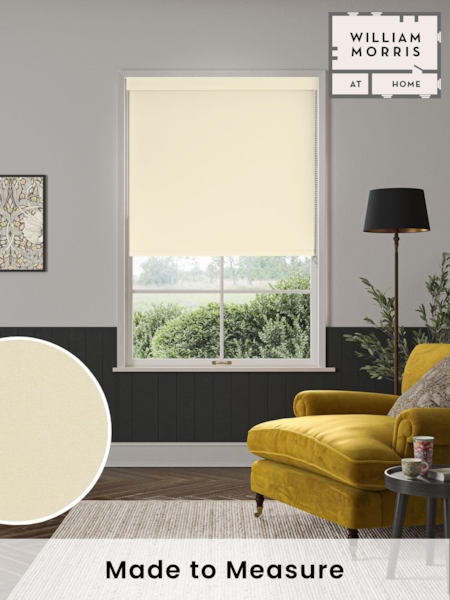 William Morris At Home Flax Natural Waltham Made to Measure Roller Blind (AM3118) | £63
