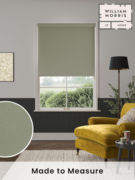 William Morris At Home Sage Green Waltham Made to Measure Roller Blind (AM3119) | £63