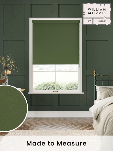 William Morris At Home Green Waltham Made to Measure Roller Blind (AM3121) | £63