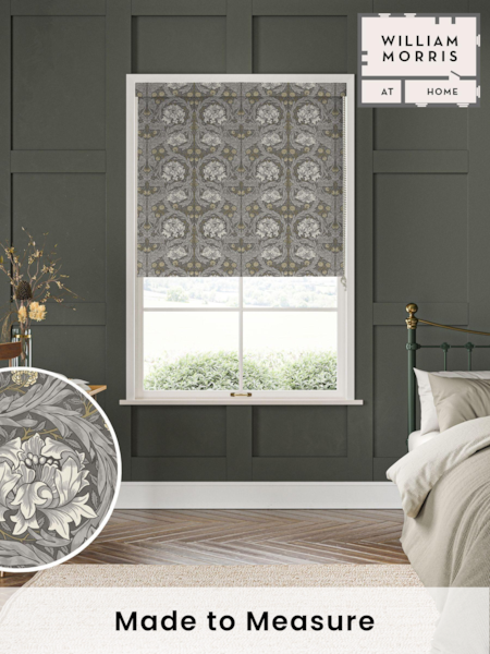 William Morris At Home Iron Grey African Marigold Made to Measure Roller Blind (AM3128) | £61