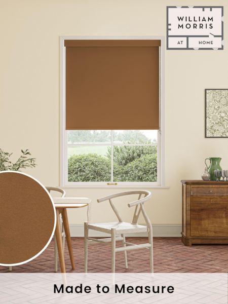 William Morris At Home Rust Orange Waltham Made to Measure Roller Blind (AM3136) | £63