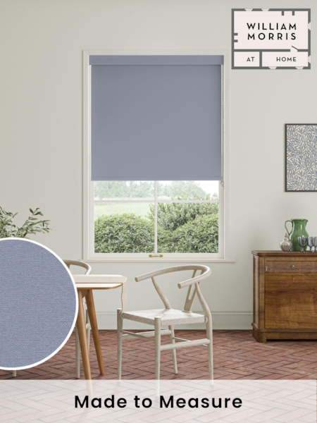 William Morris At Home Viola Blue Waltham Made to Measure Roller Blind (AM3137) | £63