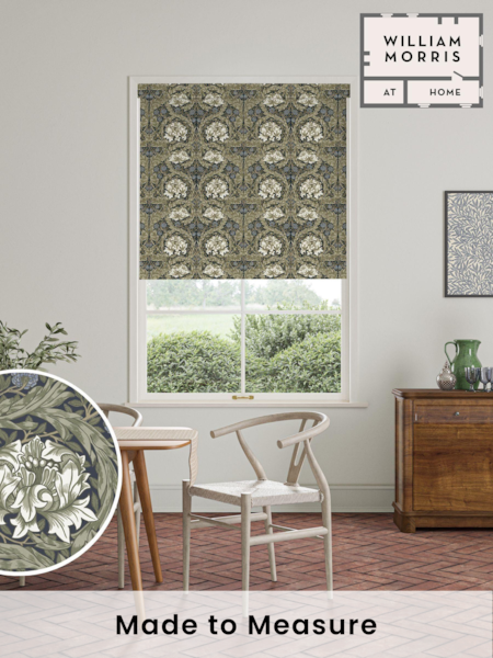 William Morris At Home Green Cornflower African Marigold Made to Measure Roller Blind (AM3144) | £61