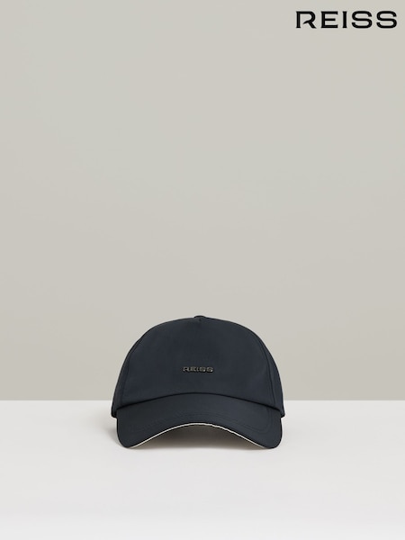 Reiss Navy Emery Logo Lettering Baseball Cap (AM3314) | £58